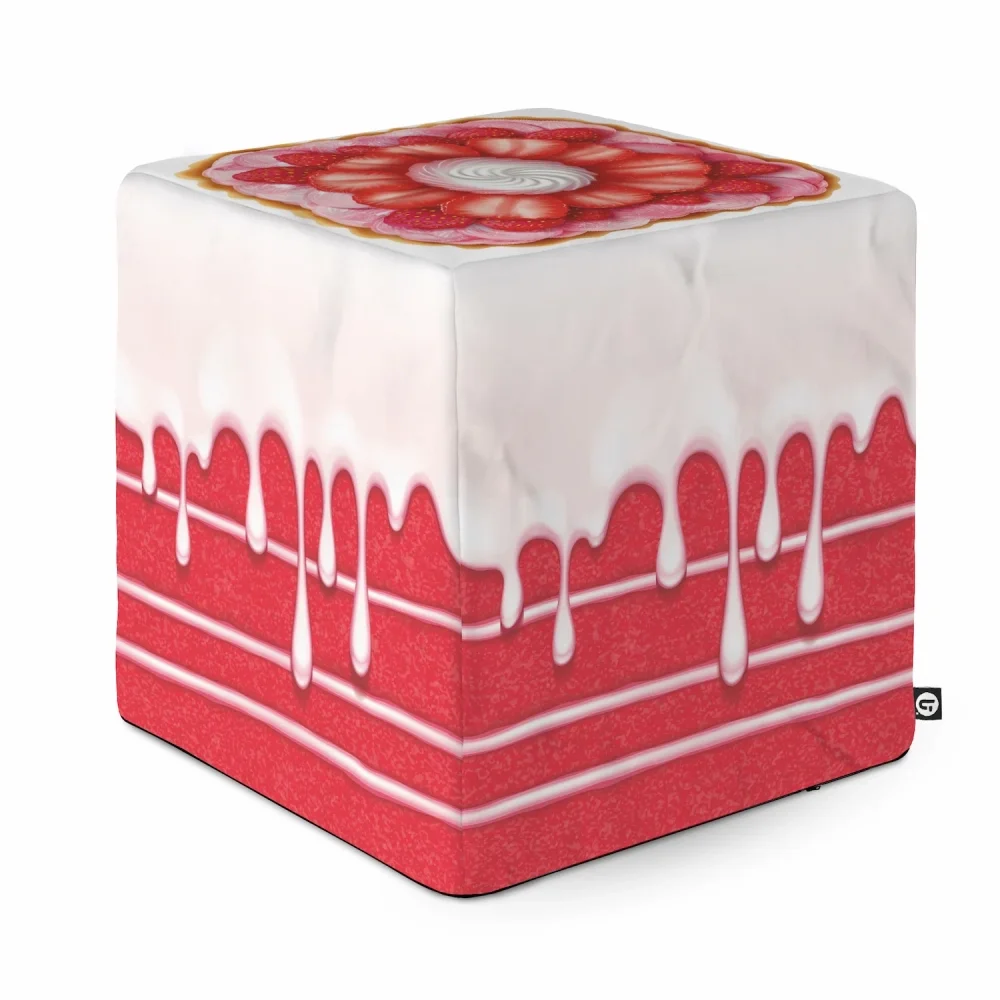 Updeco Taburet cub XL Strawberry Cake