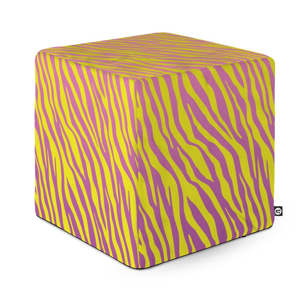 Updeco Taburet cub XL Zebra gradient bright