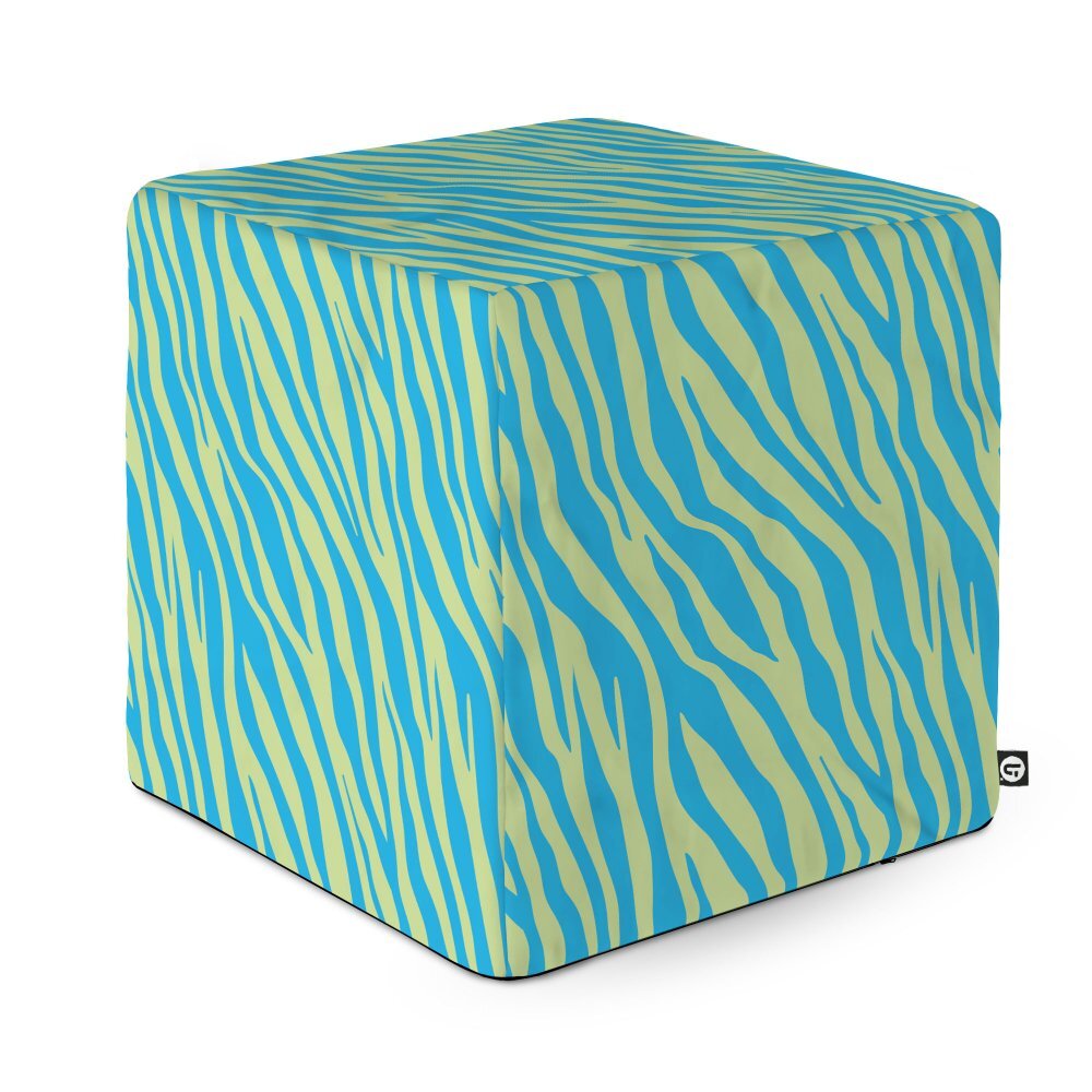 Updeco Taburet cub XL Zebra green