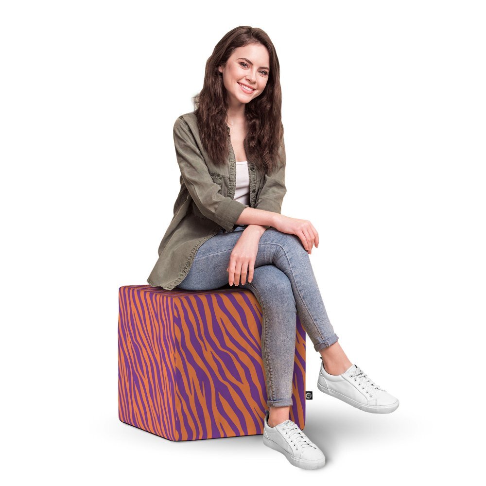 Updeco Taburet cub XL Zebra purple