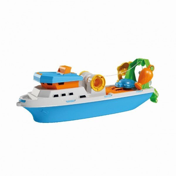 Van Der Meulen Jucarie plastic barca de pescuit 40 cm cu accesorii incluse