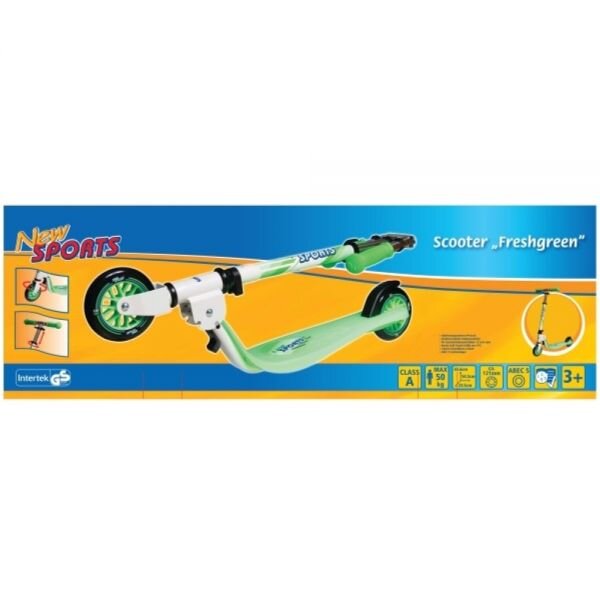 Vedes Trotineta pliabila New sports Freshgreen 3 ani+ cu ghidon reglabil roti din cauciuc greutate admisa 50 kg
