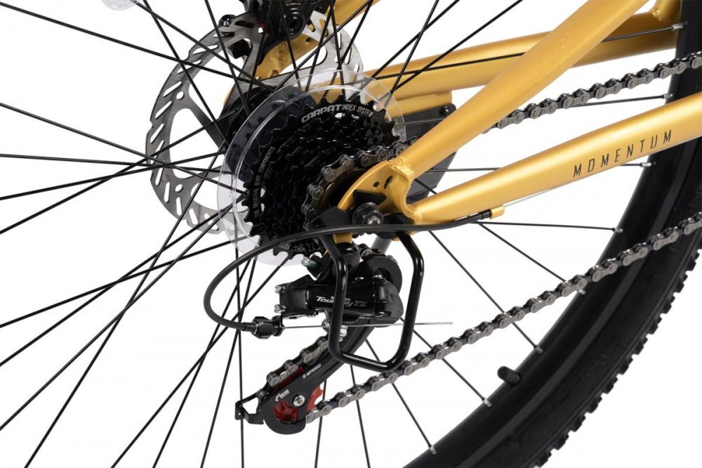 VELORS Bicicleta MTB-Full Suspension Trail 2.7 V27271D NegruGalben 27.5 inch echipare Shimano 21 viteze manete secventiale frane disc mecanice
