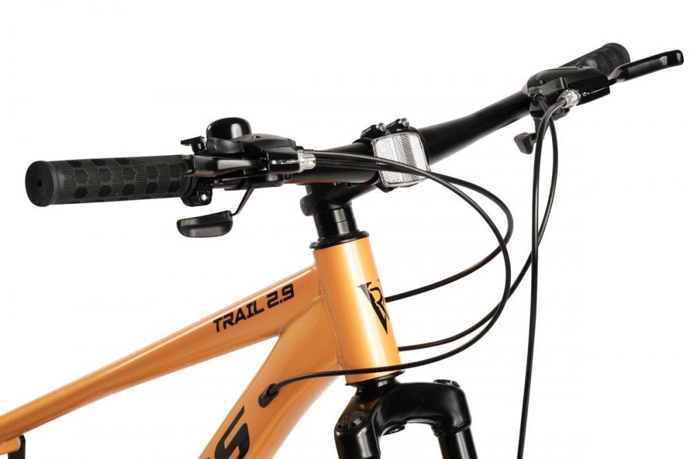 VELORS Bicicleta MTB-Full Suspension Trail 2.9 V29271D PortocaliuNegru roti 29 inch greutate suportata 120 kg inaltime utilizator 170-185 cm