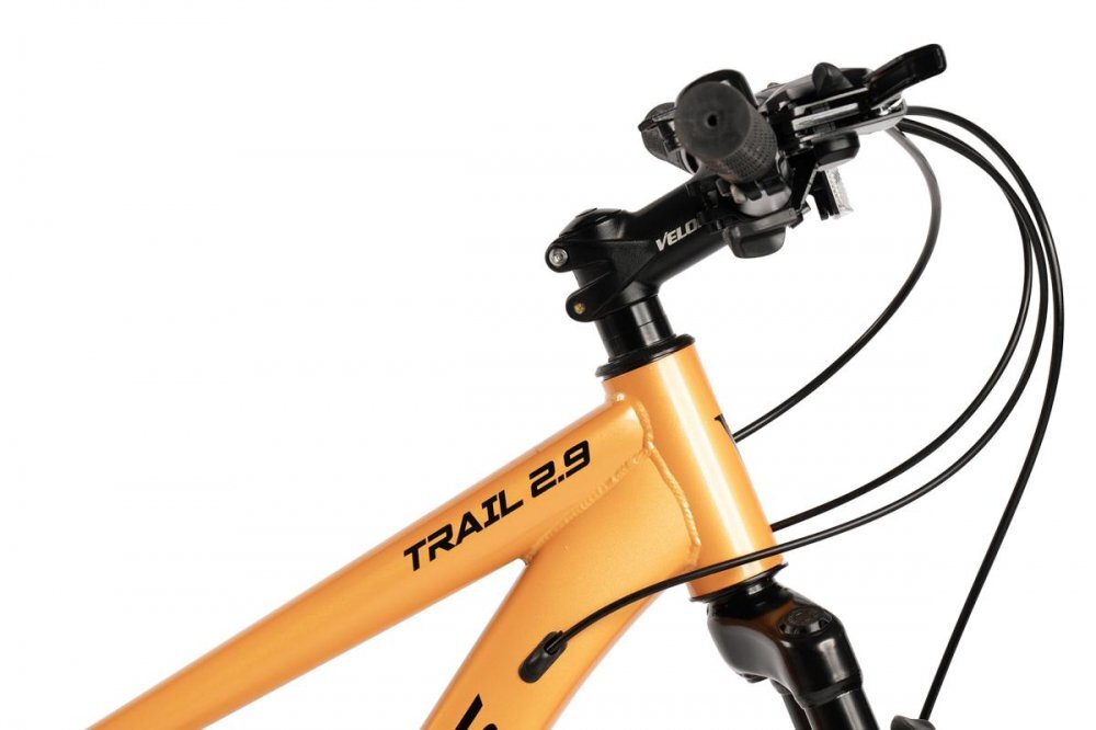 VELORS Bicicleta MTB-Full Suspension Trail 2.9 V29271D PortocaliuNegru roti 29 inch greutate suportata 120 kg inaltime utilizator 170-185 cm