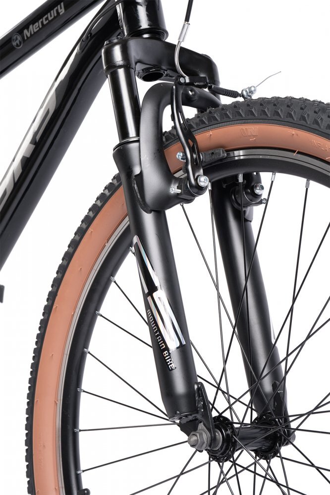 VELORS Bicicleta MTB Mercury V26301G NegruGri roti 26 inchSchimbator spate Carpat Roti 26 Inch Manete Schimbator Rotative 21 viteze Frane Mecanice Disc fataspate