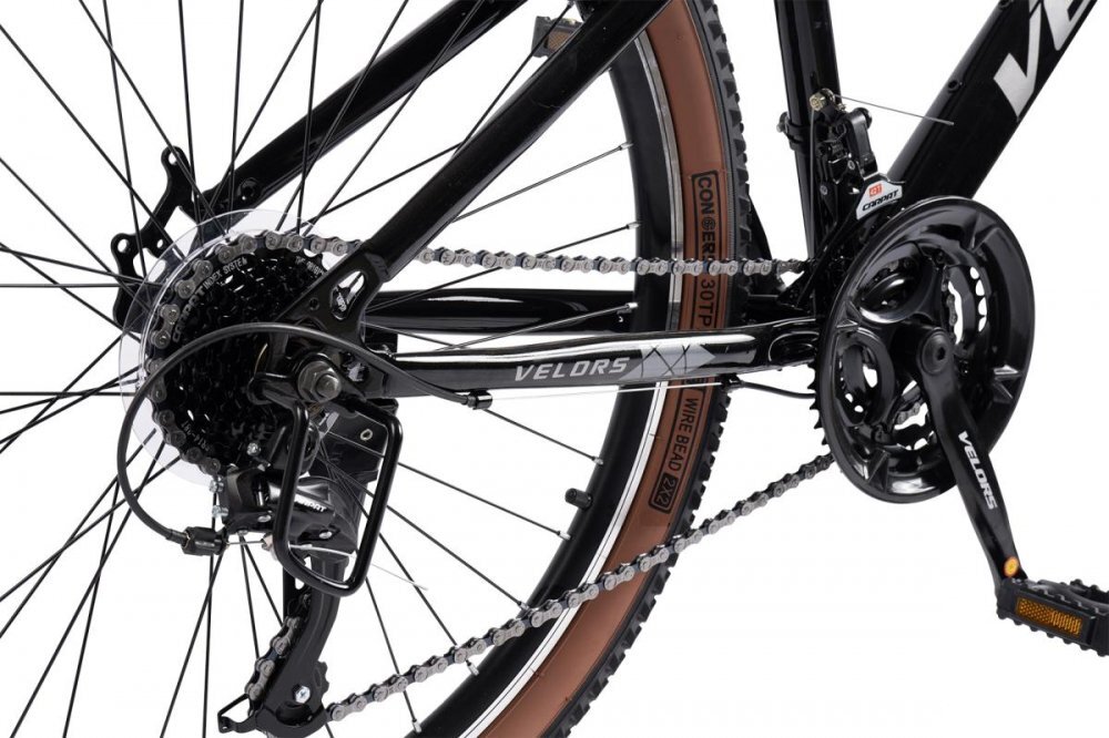 VELORS Bicicleta MTB Mercury V26301G NegruGri roti 26 inchSchimbator spate Carpat Roti 26 Inch Manete Schimbator Rotative 21 viteze Frane Mecanice Disc fataspate
