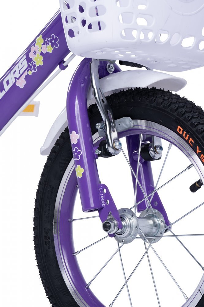 VELORS Bicicleta pentru copii 2-4 ani V1202A Mov Roti 12 Inch Frane fataspate V-Brake Roti ajutatoare