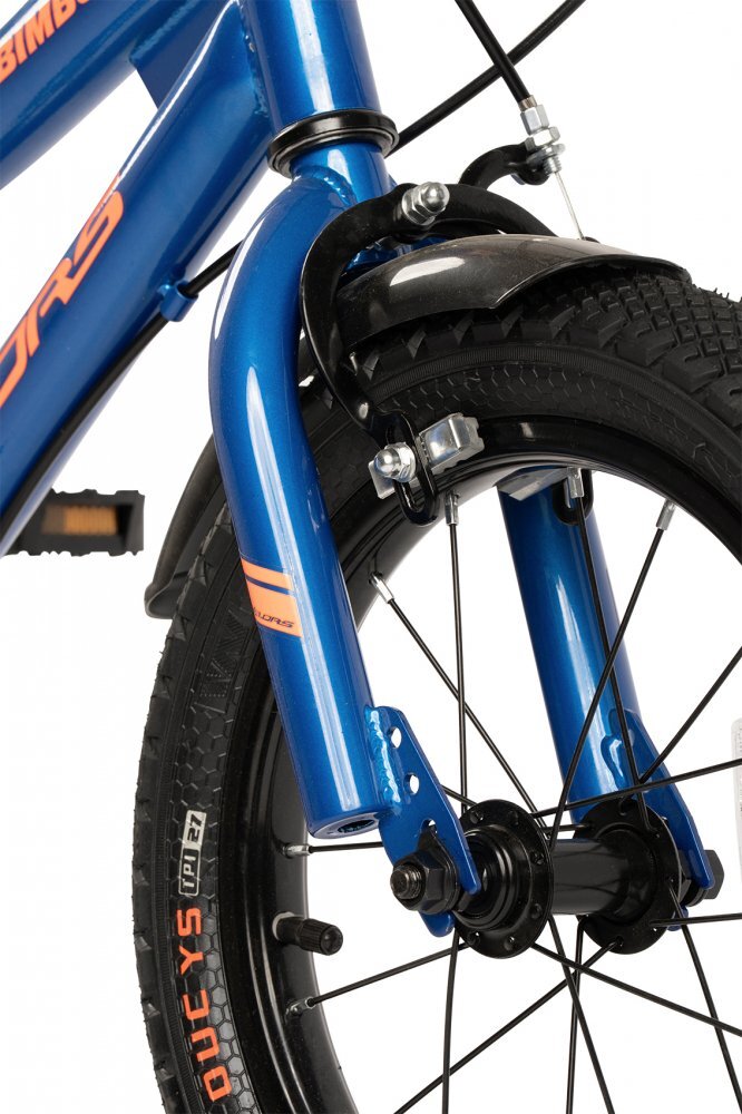 VELORS Bicicleta pentru copii V1407B AlbastruPortocaliu 14 inch cu roti ajutatoare