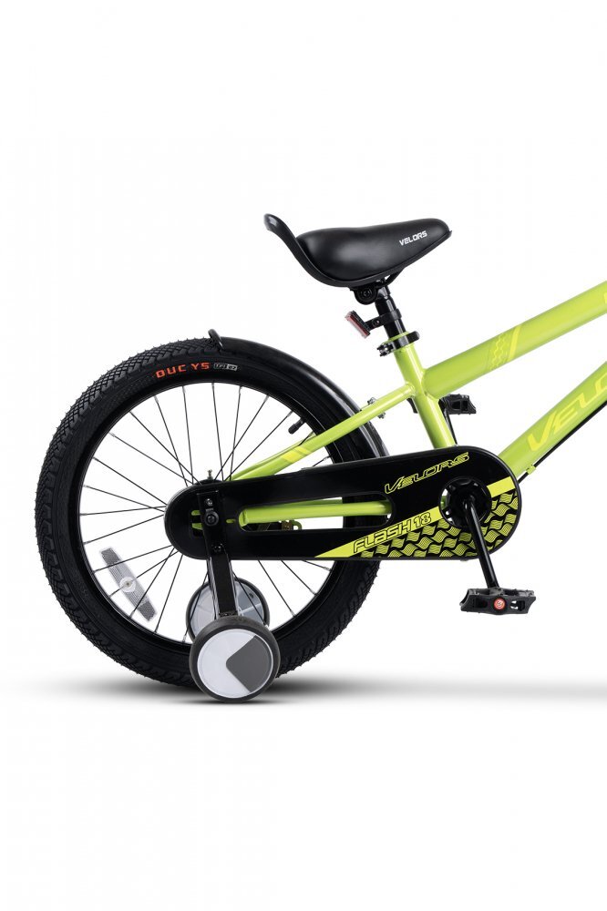 VELORS Bicicleta pentru copii V1807B Verde 18 inch cu roti ajutatoare