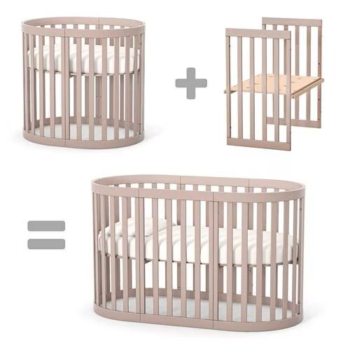 Veres Kit extensie pentru patut compatibil cu modelul LD14 Bej 140x70 cm cu saltea inclusa