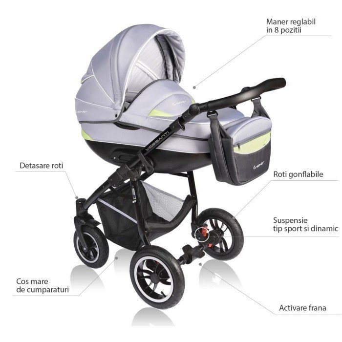 Vessanti Carucior Crooner 2 in 1 GreenGray