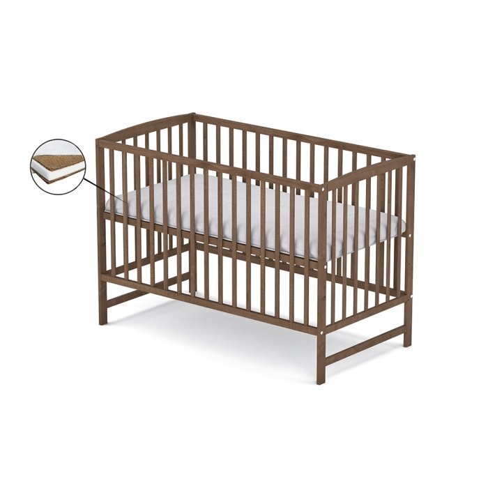 Vessanti Patut fara sertar Ares Maro + Saltea Cocos 12 cm