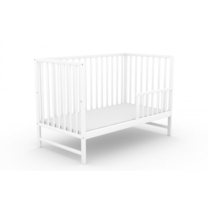 Vessanti Patut fara sertar Clasico Alb + Saltea Cocos 12 cm