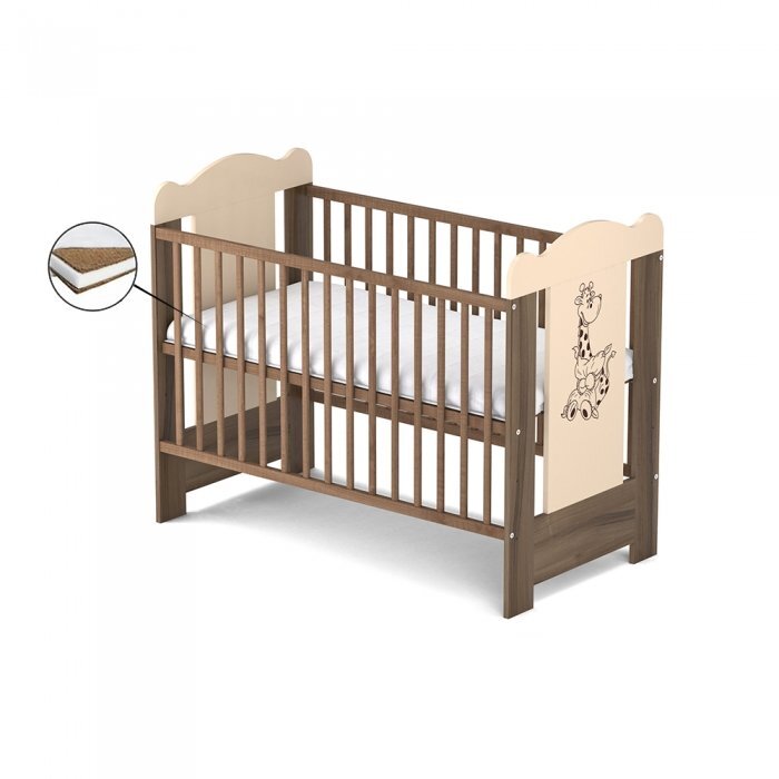 Vessanti Patut fara sertar Ella Maro + Saltea Cocos 10 cm