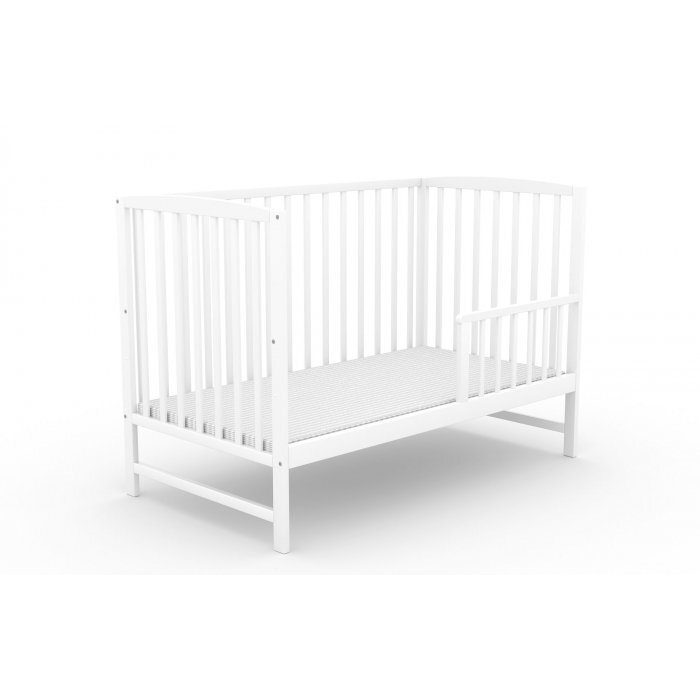 Vessanti Patut fara sertar s Ares Alb + Saltea Cocos 12 cm