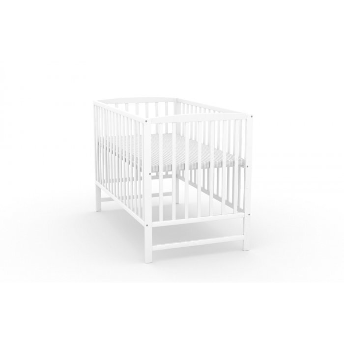 Vessanti Patut fara sertar s Ares Alb + Saltea Cocos 12 cm