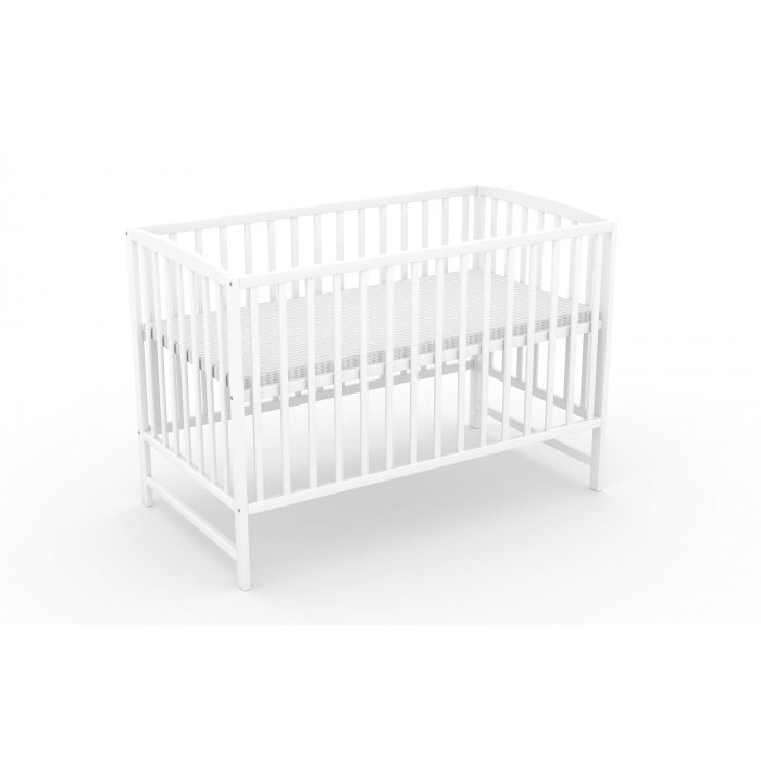 Vessanti Patut fara sertar s Ares Alb + Saltea Cocos 12 cm
