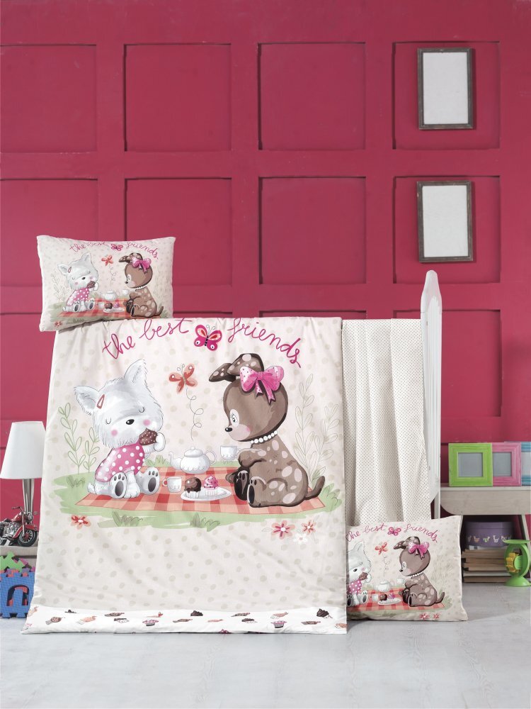 Victoria Home Set lenjerie 6 piese Bumbac Ranforce Cookie Time