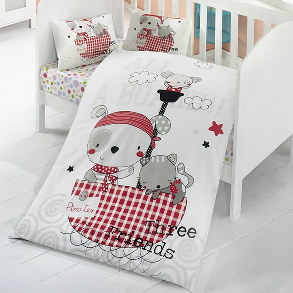 Victoria Home Set lenjerie 6 piese Bumbac Ranforce Corsan