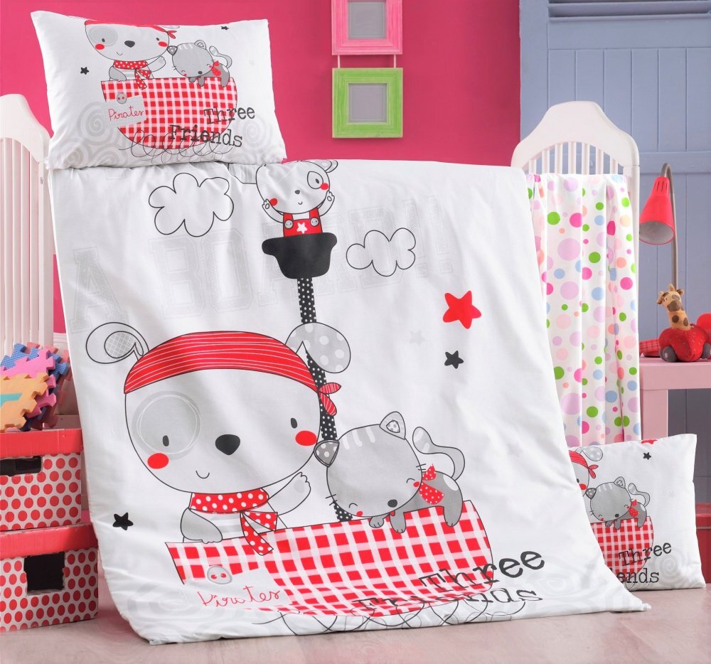 Victoria Home Set lenjerie 6 piese Bumbac Ranforce Corsan