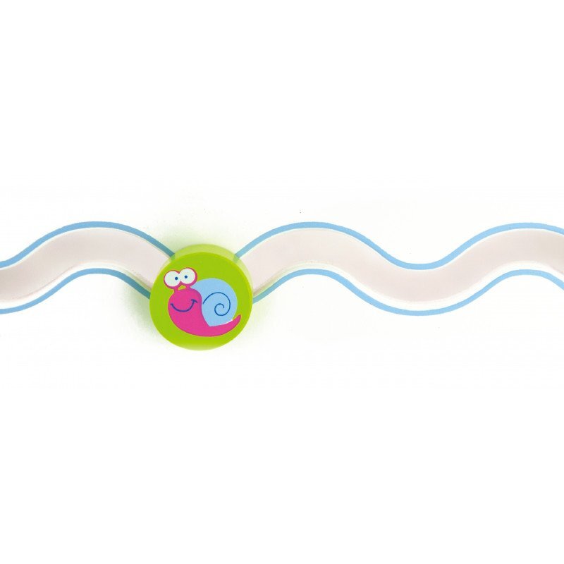 Viga Antemergator cu activitati tip Montessori Roz