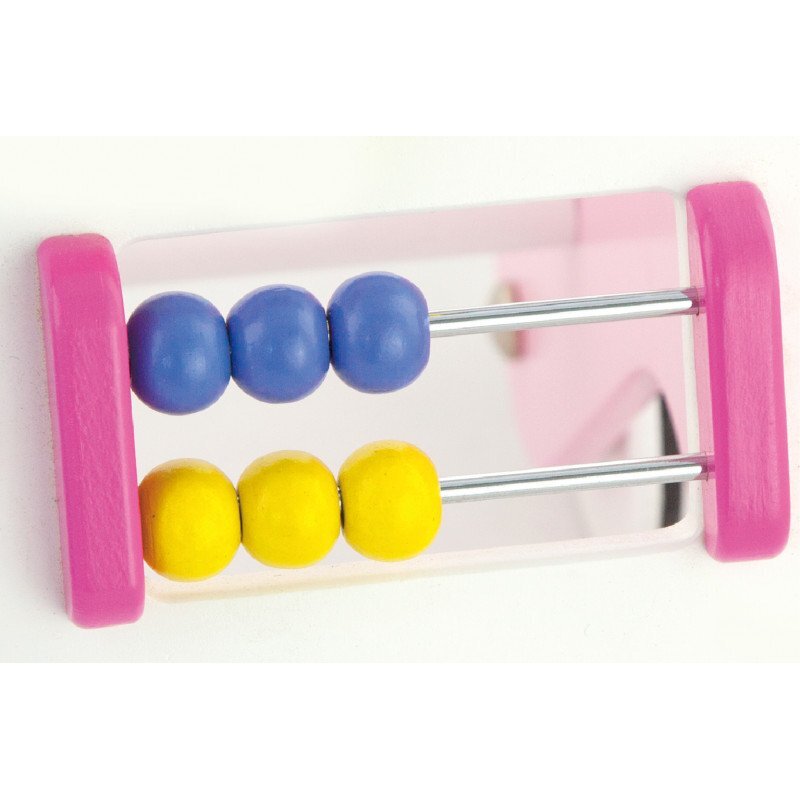 Viga Antemergator cu activitati tip Montessori Roz