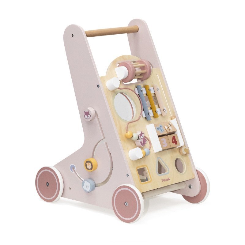 Viga Antemergator roz cu activitati Montessori PolarB