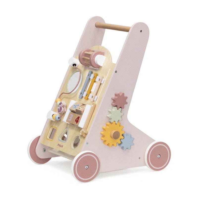 Viga Antemergator roz cu activitati Montessori PolarB