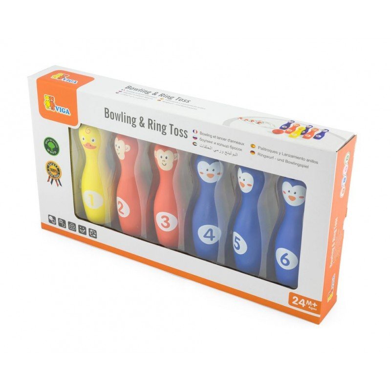 Viga Set de bowling si prinde popicele