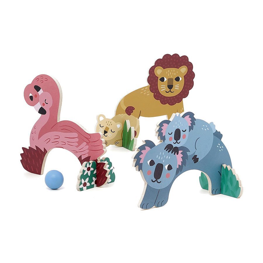 VILAC Joc de crochet din lemn mama si puiul
