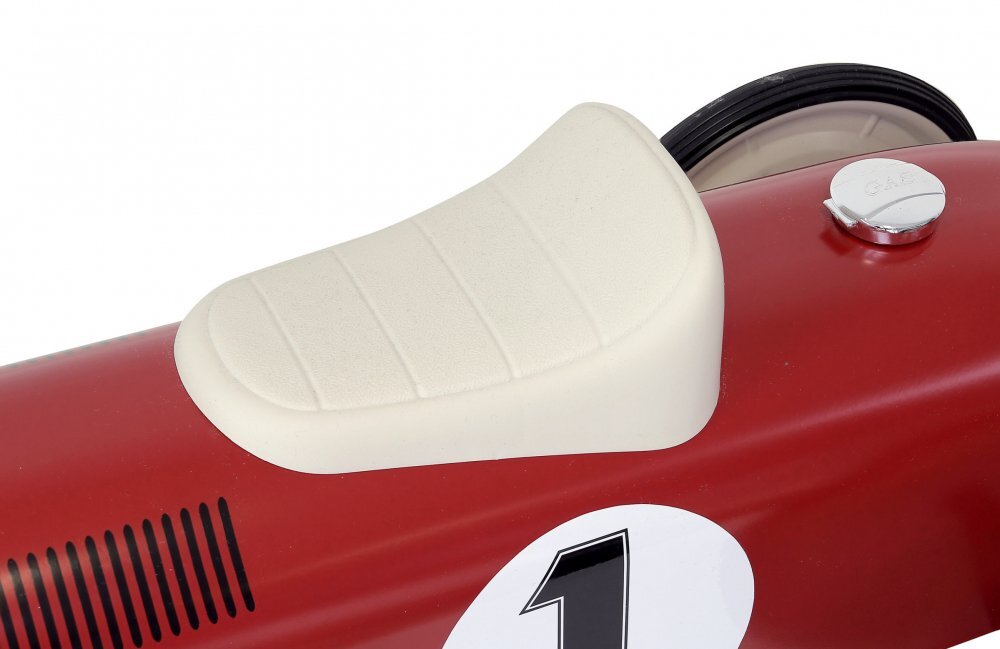 VILAC Masinuta pentru copii Vintage metalica ride-on rosie cu roti crem