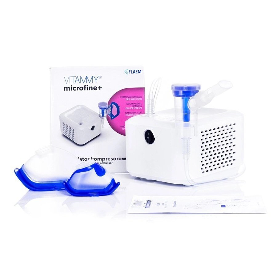 VITAMMY Aparat aerosoli Microfine+ by Flaem masca copii si adulti SoftTouch fara ftalati si BPA MMAD 4