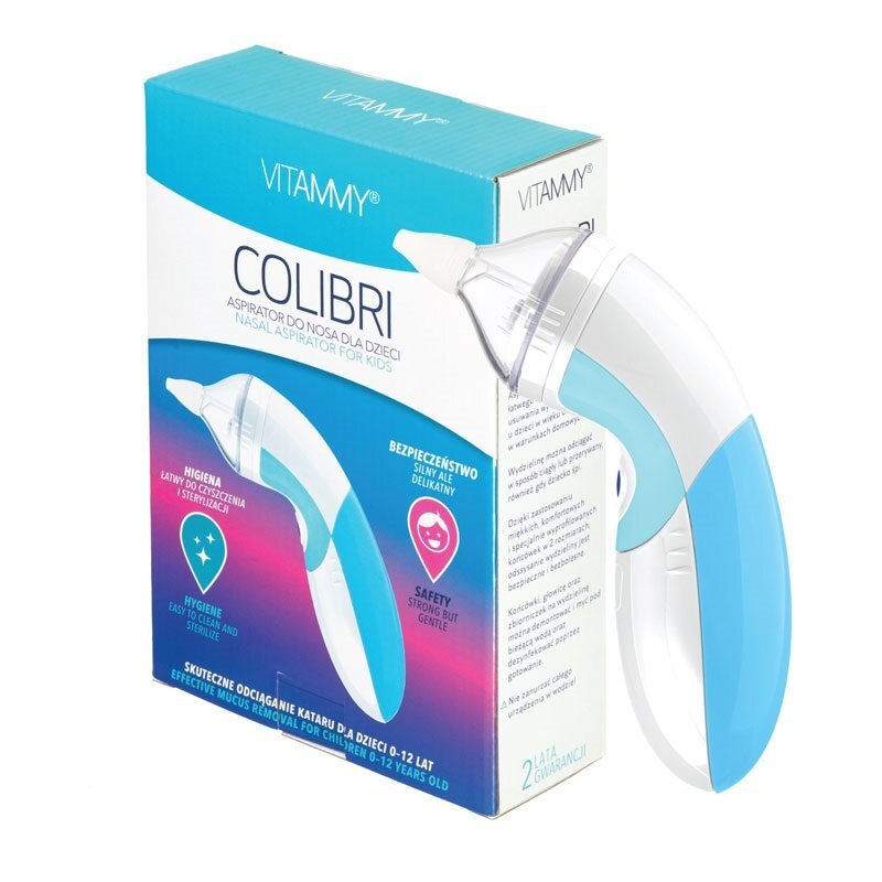 VITAMMY Aspirator nazal electric Colibri 2 varfuri de silicon