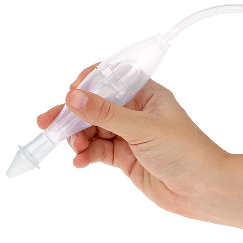 VITAMMY Aspirator nazal Katarino cu conectare la aspiratorul de uz casnic varf moale din silicon eficient igienic si perie de curatare