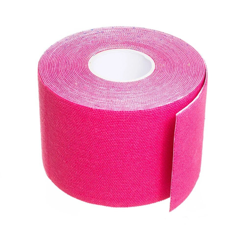 VITAMMY Banda Kinesiologica Tape 1 impermeabila moale si confortabila fara latex 5 cm x 5 m roz