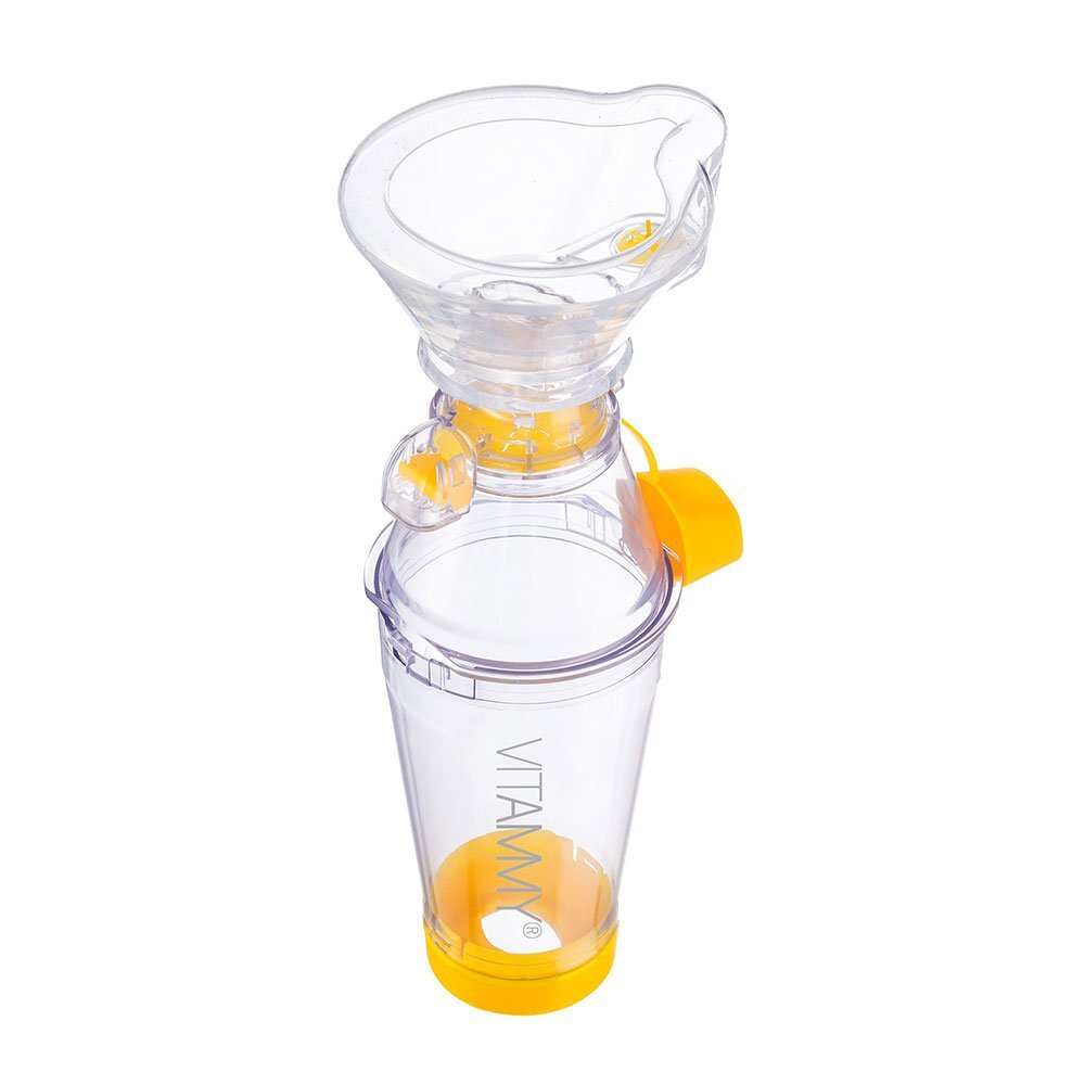 VITAMMY Camera de inhalare Tube 2 cu masca pentru copii 1-5 ani capacitate de 198 ml materiale de calitate si sigure fara BPA si latex