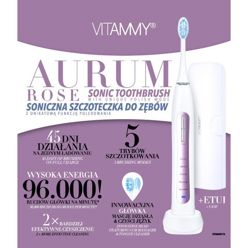 VITAMMY Periuta de dinti electrica Aurum rose