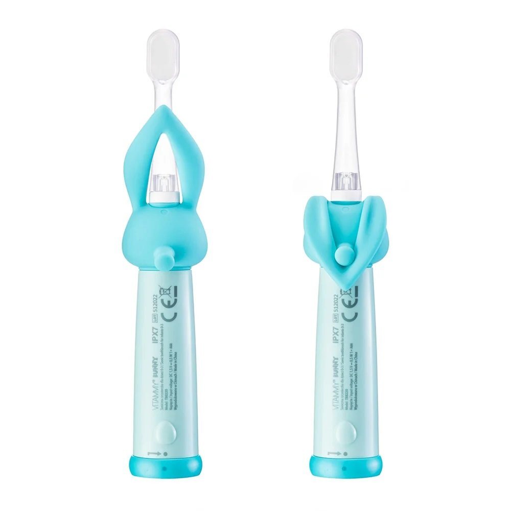 VITAMMY Periuta de dinti electrica Bunny Light Blue pentru copii 0-3 ani
