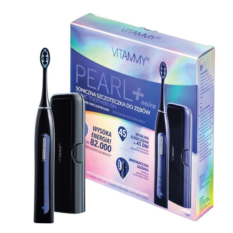 VITAMMY Periuta de dinti electrica Pearl+ Noire 82000 vibratiimin negru