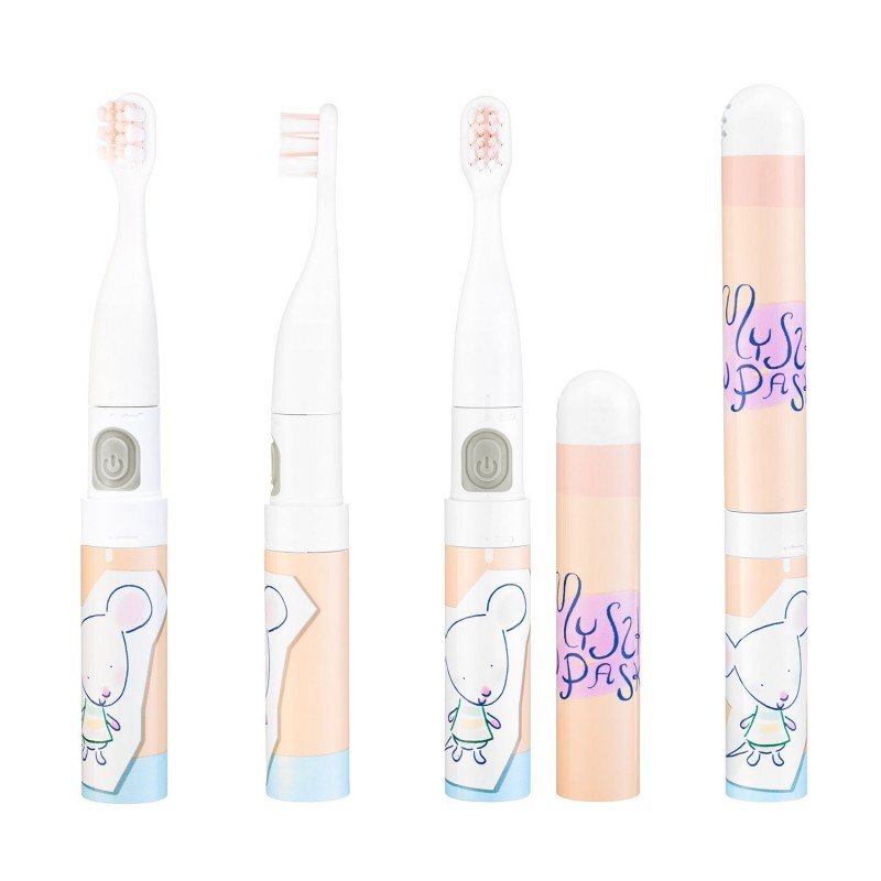 VITAMMY Periuta de dinti electrica Smile Minimini+ pentru copii 3 + cutie travel soricel