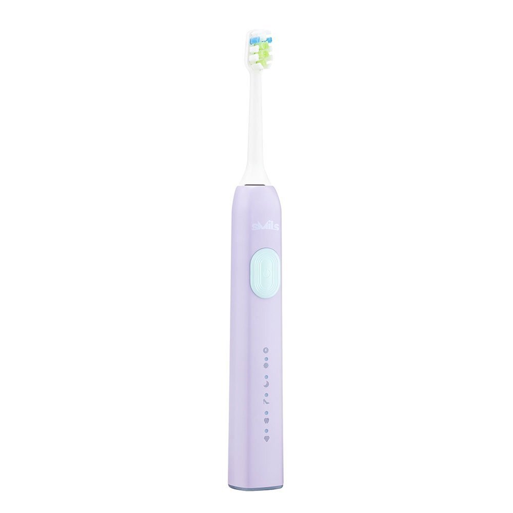 VITAMMY Periuta de dinti electrica Smils Jelly Violet cu 82.000 de miscari pe minut 5 programe de periaj baza incarcare USB si 2 capete periuta