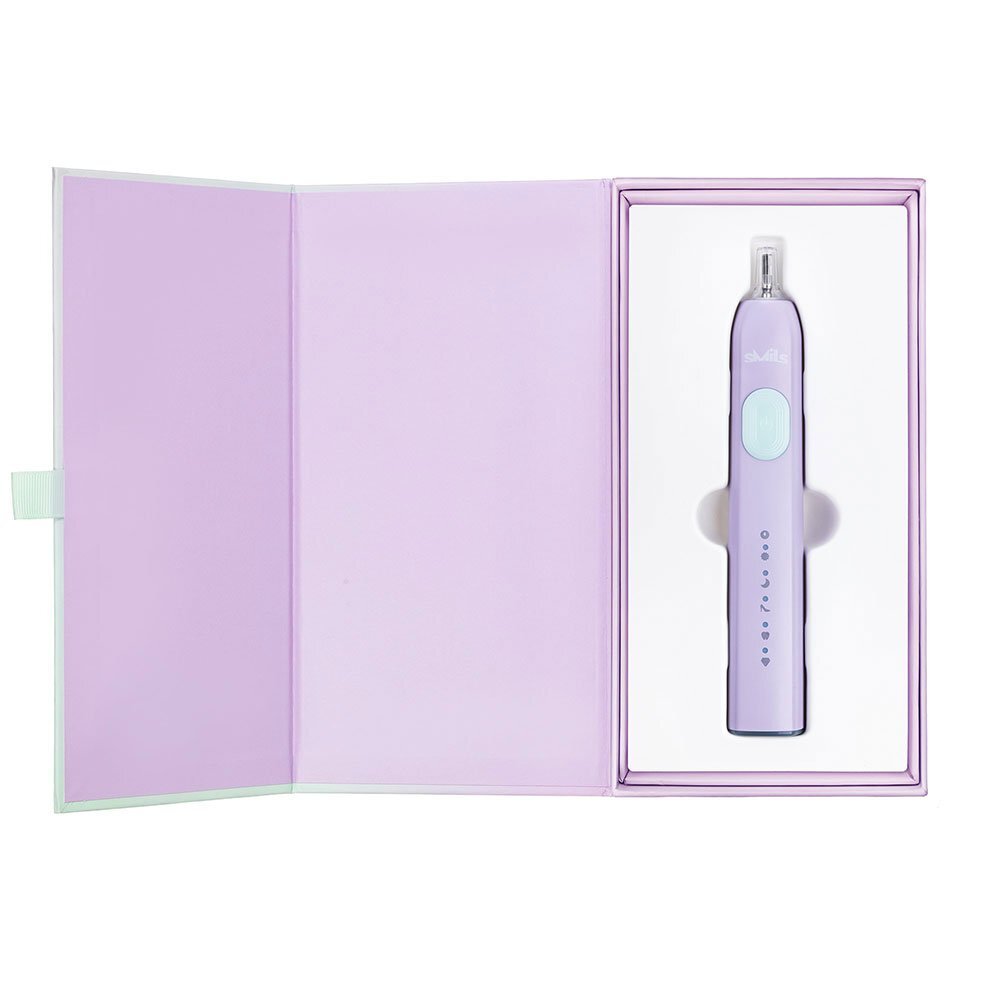 VITAMMY Periuta de dinti electrica Smils Jelly Violet cu 82.000 de miscari pe minut 5 programe de periaj baza incarcare USB si 2 capete periuta