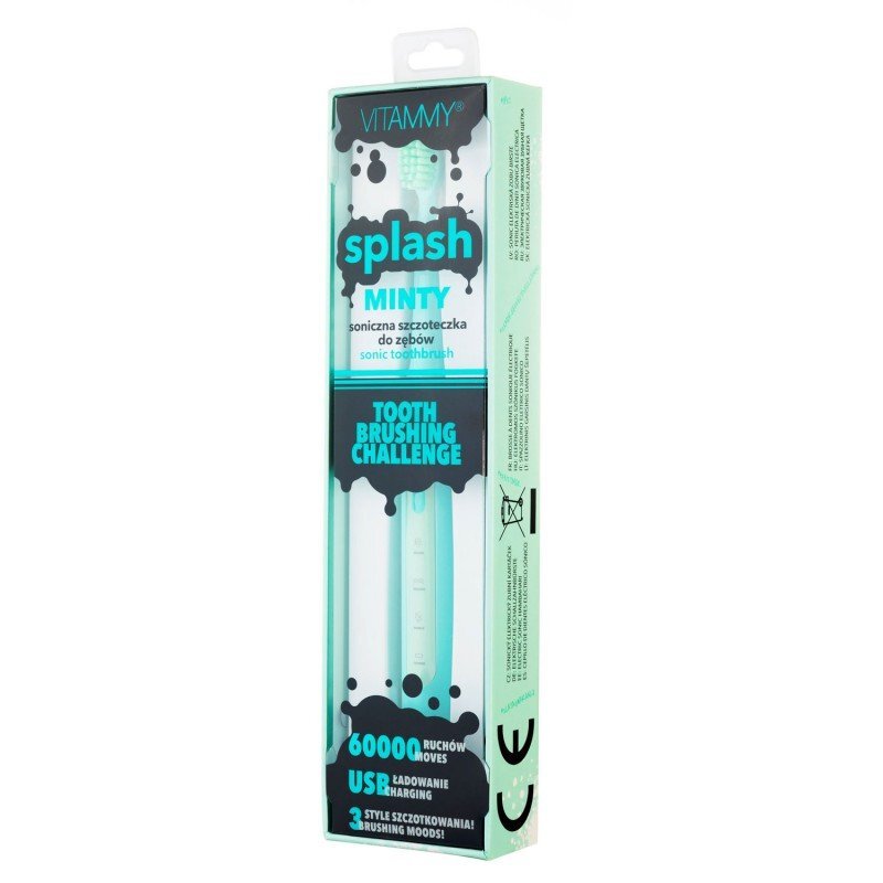 VITAMMY Periuta de dinti electrica Splash TB8132A-CE Minty 60000 vibratiimin menta