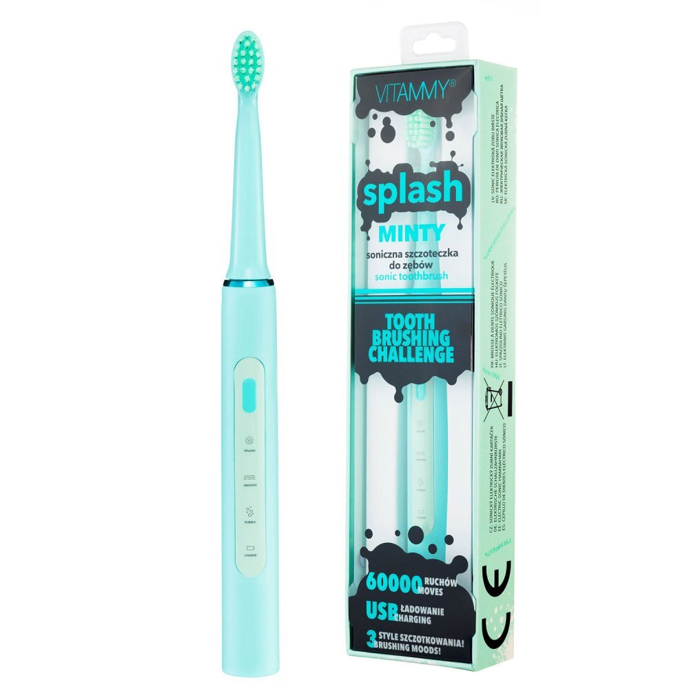 VITAMMY Periuta de dinti electrica Splash TB8132A-CE Minty 60000 vibratiimin menta