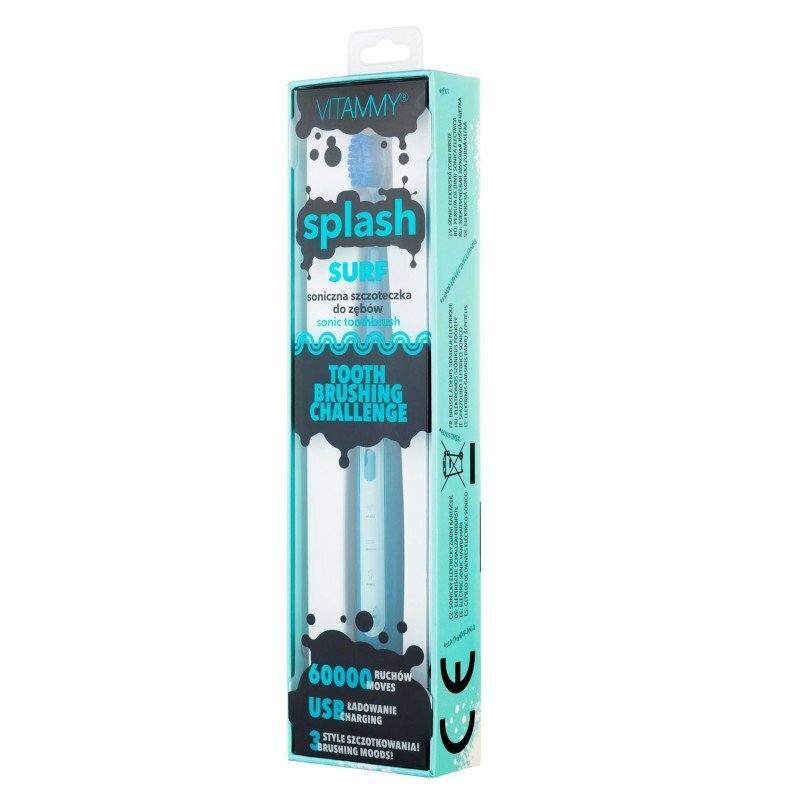 VITAMMY Periuta de dinti electrica Splash TB8132A-CE Surf 60000 vibratiimin albastru