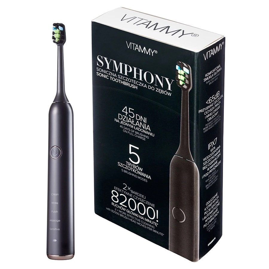 VITAMMY Periuta de dinti electrica Symphony B9071AF-CE negru