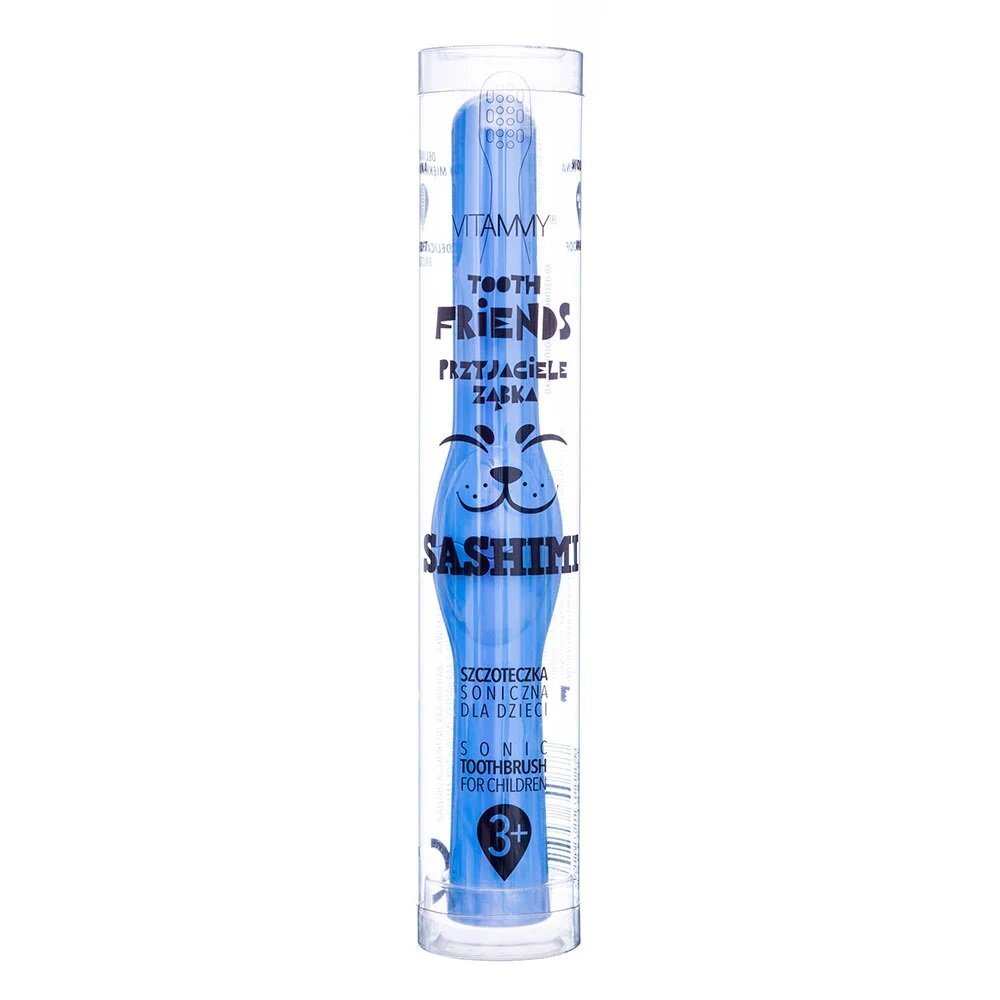 VITAMMY Periuta de dinti electrica Tooth Friends pentru copii 3+ bleumarin