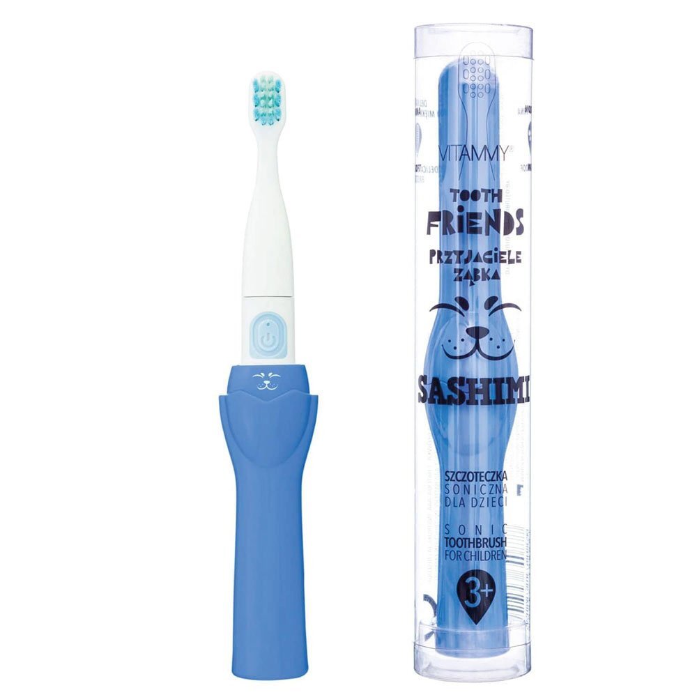 VITAMMY Periuta de dinti electrica Tooth Friends pentru copii 3+ bleumarin