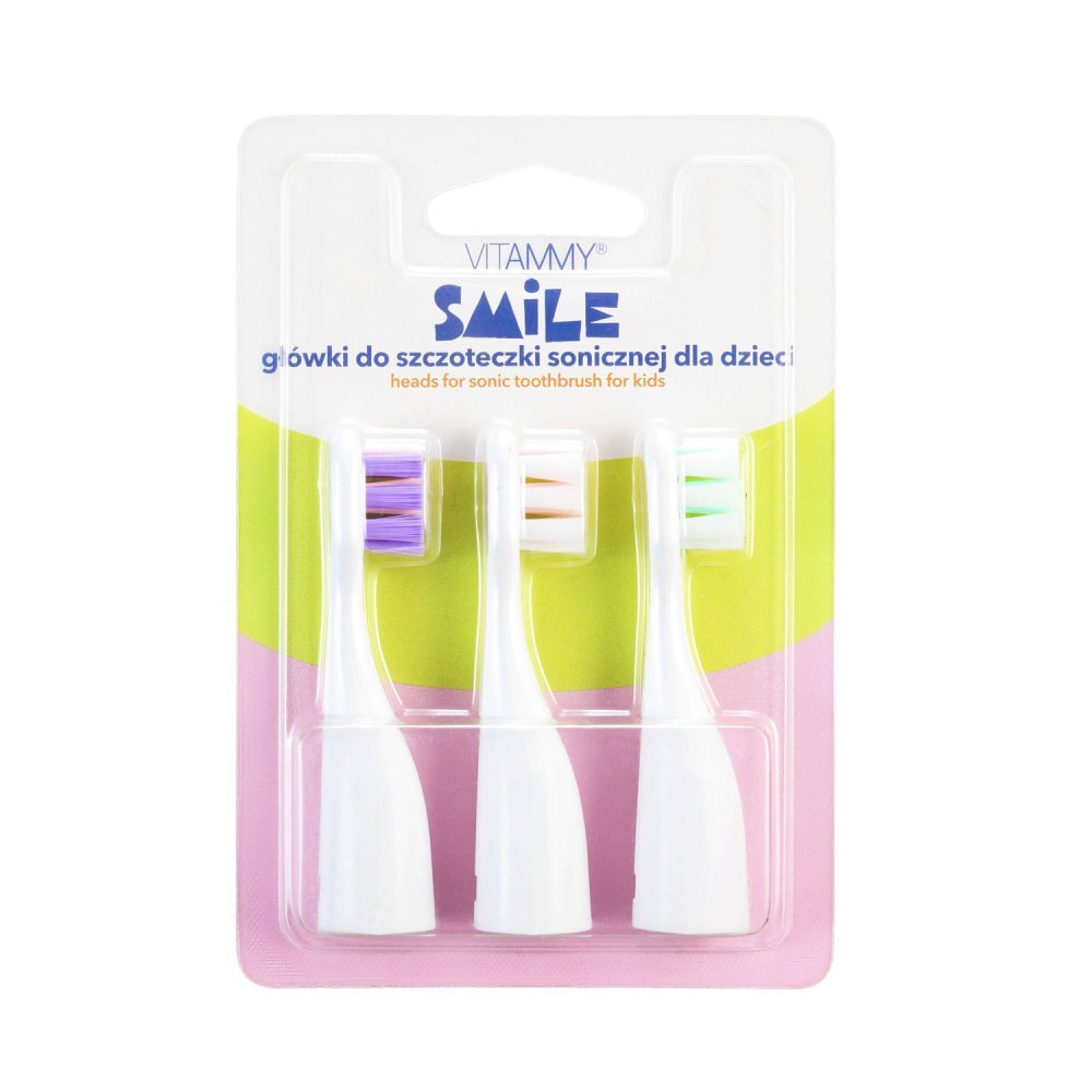 VITAMMY Set 3 rezerve periuta de dinti Smile TH1804-3 set II roz